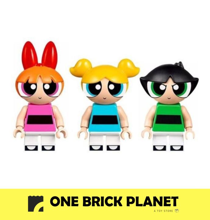 Lego Powerpuff Girls Minifigures Set Of 3 Lazada