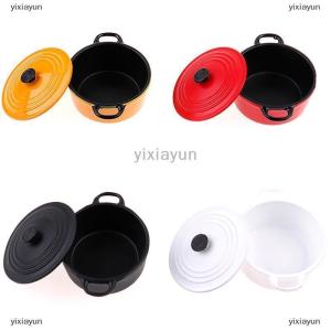 [COD] yixiayun 34x17mm 1:12 dollhouse miniature kitchen cooking ware pot boiler pan toy