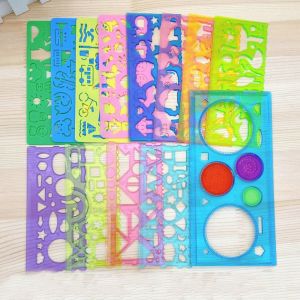 BOWENDA Gifts Kids Children Drafting Tools Animal Geometry Art Crafts Spirograph Geometric Ruler Drawing Toys Rulers Painting Template Educational Toy Spirograph Drawing Stencils