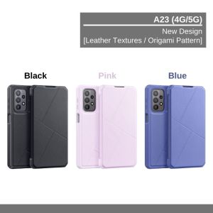 DUX DUCIS Samsung Galaxy A23 A53 A73 A52 A52S 4G 5G A12 A21s A32 A42 A71 A72 SKINX Flip Case Standable Shockproof Phone Cover Casing