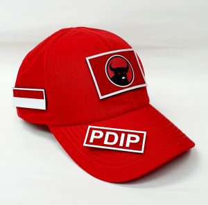 Topi Tactical PDIP Bonus Free 3 Emblem Patch Prepet Perekat Velkro Army PDL