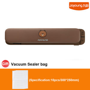 【Line Friends】Joyoung Household Vacuum Sealer Co-branded Wet & Dry General Preservation Vacuum Food Packaging Machine Free Vacuum Sealer bag