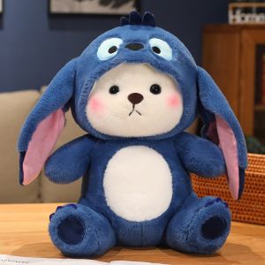 【Local Delivery】Ready Stock 30cm Cute Teddy Story Bear Cosplay Stitch Plush Dolls Toys Wearing hat Little bear Soft Plush Kid Doll Gift Cute doll stuffed toy plush teddy bear