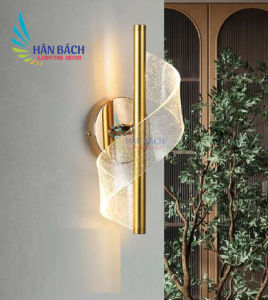 [MẪU MỚI]Đèn tường LED HÂN BÁCH - Thiết kế hiện đại bằng kim loại và acrylic-Phòng ngủ hành lang