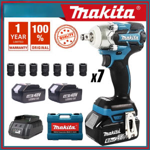 Makita 48V 6.0Ah Power  Impact Wrench Cordless Original Brushless Impact Wrench Tools 2 Battery Set