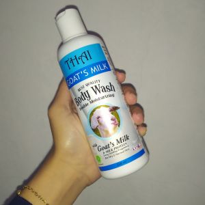Sabun Mandi Cair Goats Milk 250ml - Sabun Mandi Thai Goats Milk Asli Pemutih Badan Pembersih