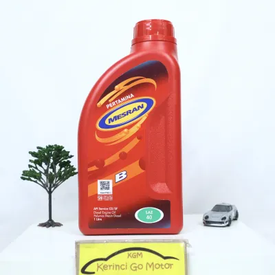 Pertamina Mesran B SAE 40 1 Liter API CD/SF Oli Mobil Mesin Diesel Pelumas Original