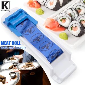 Keranixy Lumpia Sushi Maker Roller Tool Lumpia Wrapper Maker Rolling Machine For Perfect Homemade