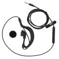 3.5mm Single In-Ear Only Mono Earphone Earbud Headphone w/ Mic For Phone. 