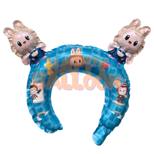HappyBalloon Balon Foil Labubu | Balon Foil Pentungan Labubu |Bando Balon Foil Labubu