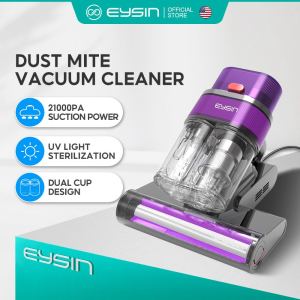 EYSIN S30 Dust Mite Vacuum Cleaner For Bed Dual Cup Strong Suction With UV Household
