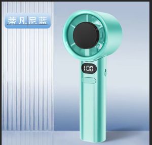 BUY 1 TAKE 1 M11 Mini Handheld Desktop Fan | 120-Speed Adjustable USB Rechargeable Quiet Cooling with LED Display