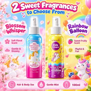 Buy 1 Take 1 Kids Body & Hair Cologne Mist 100ml Natural Ingredient Gentle Formula Effectively Eliminates Odors Fresh Non-Pungent Scent Suitable For Both Children And Adults Great Gift For Friends