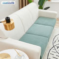 JustLiving Elastic Sofa Seat Cover Patchwork Cover CUSHION Seater SolidBack Cushion Stretchable Corn Fleece Sofa Cushion Cover Solid Color Simple Lazy Susan Cover Four Seasons Universal Sofa Cover. 