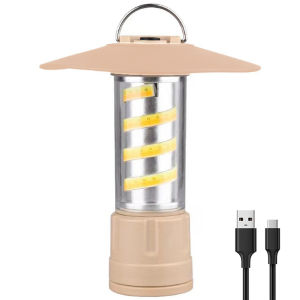 LED Compact Camping Torch 5 Light Modes USB Rechargeable Small Camping Flashlight Dimmable for Outdoor Fishing Emergency