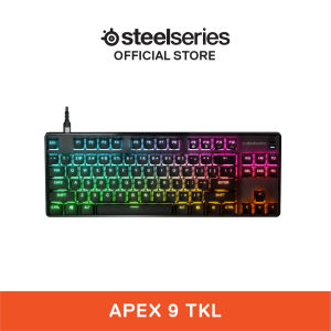 SteelSeries Apex 9 TKL Wired RGB OptiPoint Optical Switches Tenkeyless Swappable Switches Gaming Keyboard (64847)