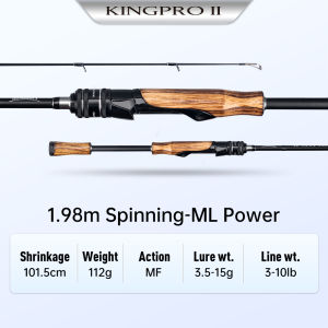 Vương Quốc Vua Pro II cần câu 2 Phần Quay Và Đúc 24T Carbon Câu Cá cần du lịch 1.8M 1.98M 2.1M Gỗ Rod