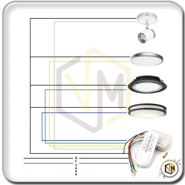 1%202%203%204%20Way%20Wireless%20Receiver%20Lamp%20Light%20RF%20Remote%20Control%20Switch%20ON%20OFF%20Suis%20Lampu%20ALAT%20KAWALAN%20JAUH%20-%20Image%206
