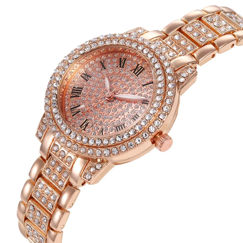 ILOVEDIY Diamond Women Watches Elegant Fashion Sweet Ladies Wrist Watches  Rhinestone Women's Bracelet Watches Female