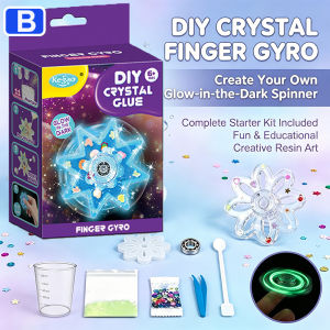 Kids DIY Crystal Glue Keychain Making Set Soft Resin Squishy Pendant Kit Handmade Jewelry Craft Kit Kawaii Backpack Charms Toy Perfect Birthday Holiday Gift for Girls