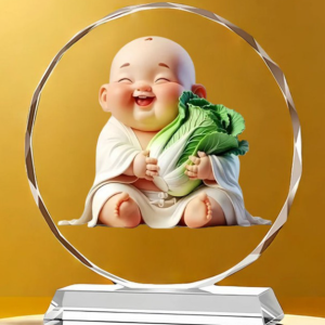 Crystal Fortune Ornaments Stable Base Fortune Attracting Ornaments Family Blessing And Luck Home Decoration