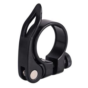 Aluminium Alloys Seatpost Clamp 34.9mm Tube Clamp Road Bike Seat Tube Clip Bike Saddles Seat Clamp Easy to Install