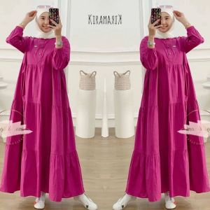 GAMIS MANASIK 2025/BAJU DEAWASA MUSLIM JUMBO/DRESS KEKINIAN WANITA TERBARU 2025/MIDI BAHAN KATUN FASHION WANITA MODERN FIT S M L XL XXL/GAMIS CRINKLE AIRFLOW/GAMIS LEBARAN 2025/GAMIS DEWASA MANASIK