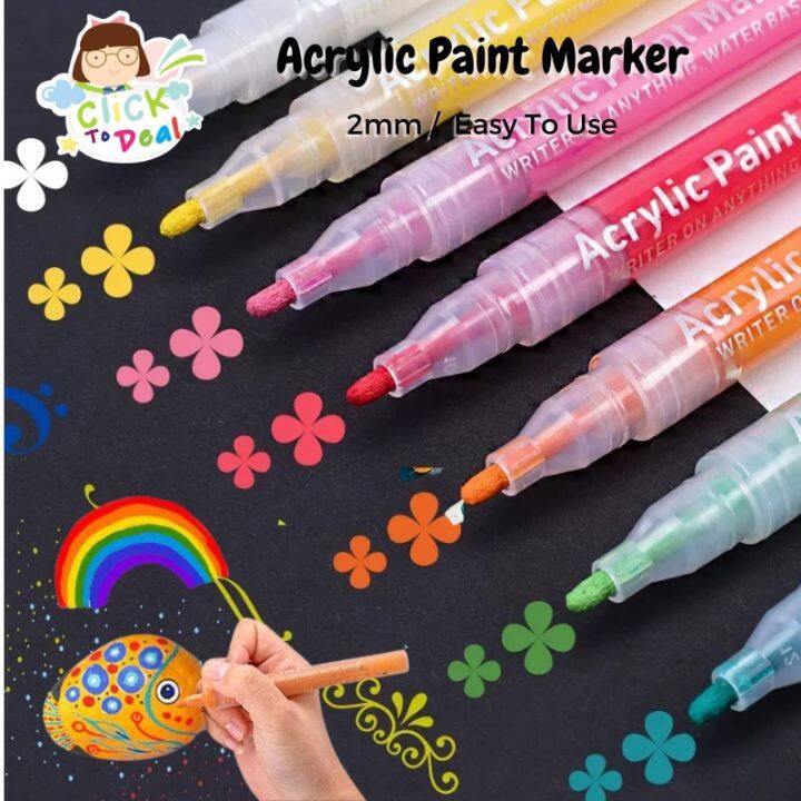 Acrylic Marker Pen Touch Love 12/18/24/36/48 Colour DIY on Glass