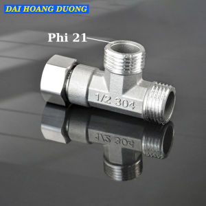 Tê Chia Nước Inox 304 Ren ( Phi 21)