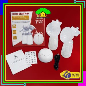 MI-C24 Pompa Asi Real Bubee Double Electric Breast Pump / Pompa Asi Elektrik Bisa COD - TERMURAH