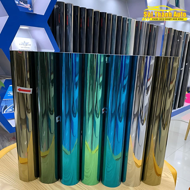 Phim cách nhiệt cửa kính dán chống nắng giảm ánh sáng cho cửa sổ, văn ...