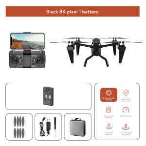 ST【fast Delivery】【Available Original】KS66 Alloy Architecture Quadcopters With 2.4G Optical Flow Brushless Drones With Dual Lens WIFI Professional Aerial Camera Drones Optical Flow Helicopters Toy