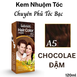 Kem Nhuộm Phủ Bạc Lavox - 120ml Nhuộm Chuyên Phủ Tóc Bạc tóc lên màu tự nhiên bền màu và lâu phai.