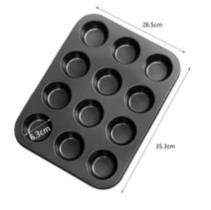 6/12/Holes Cupcake Muffin Molder Pan Cup Molder Non-Stick Steel Baking Pan Cake Mould DIY Baking Tools