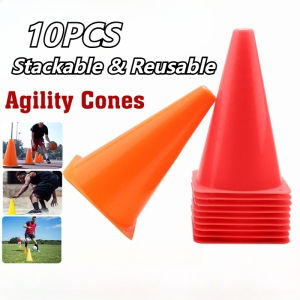 10PCS Activity Cones Traffic Cones 7 Inch Multipurpose Construction Theme Party Sports Training