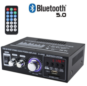 800W เครื่องขยาย เสียง ครื่องขยายเสียงบลูทู สเตอริโอ HIFI เครื่องขยายเสียงมินิ 2CHจอแสดงผลLCD Build-Inไร้สายบลูทูธวิทยุFMเครื่อ แอมป์จิ๋วบูทูธ BT-309A-B จัดส่งจากกรุงเทพ