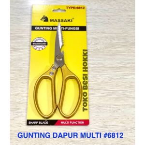 Gunting Multi Fungsi / Gunting Dapur Multi 6812 Massaki