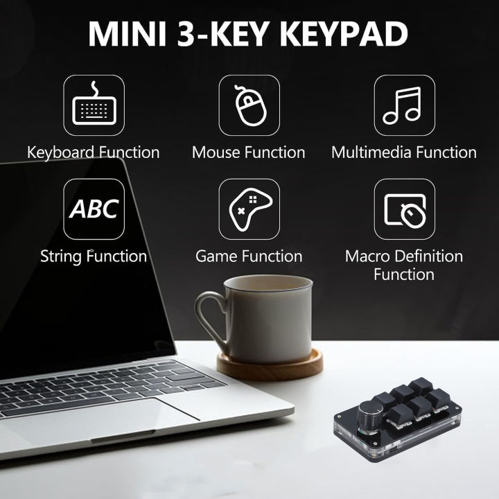 lập trình python cơ bản - machine learning -... Lập trình macro Pad ứng dụng rộng rãi Mini Bàn phím chơi game cơ ...