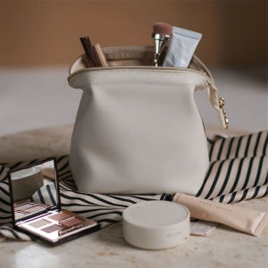 Mini Shell Cosmetic Bag PU Leather Bag Exquisite Lipstick Storage Bag Carrying Portable Coin Purse