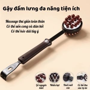 Gậy Đấm Lưng Gỗ 2 Mặt – Phong Cách Sống Healthy Thư Giãn Cơ Thể Chăm Sóc Sức Khỏe Chủ Động