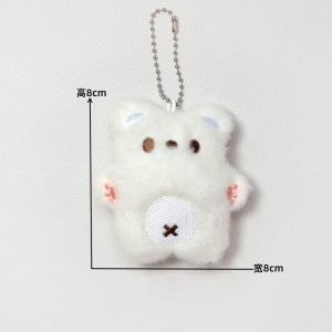 Móc Khóa kêu Bíp Bíp móc khóa nhồi bông cute giúp xả stress và làm phụ kiện balo Móc khóa gấu bông dễ thương BZ011