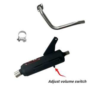 Performance Exhaust Pipe For Honda Beat FI V1 V2 V3 & Carburetor Models Adjustable Sound  Made in Thailand GT 68