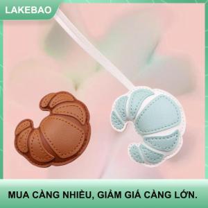 【LAKEBAO】 Croissant hình Keychain Croissant quyến rũ Mặt dây chuyền Keyring trang sức cho cô gái phụ nữ Quà Tặng túi trang trí