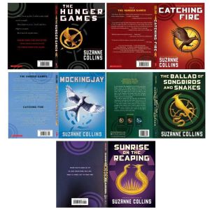 The hunger games trilogy by Suzzane Collins the hunger games book hunger games set