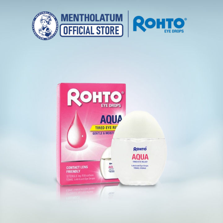 ROHTO EYE DROPS Eye Drops Aqua (Sterile + Contact Lens Friendly + For