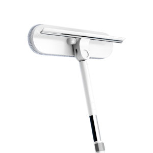 ไม้กรีดกระจก 2in1 แปรงเช็ดกระจก เช็ดหน้าต่าง ยืด-หดได้ ที่เช็ดทำความสะอาดกระจก  ปรับยาวได้ 98-142 cm สะอาดหมดจรด ที่ปาดน้ำอเนกประสงค์ ทำความสะอาดได้2ด้าน