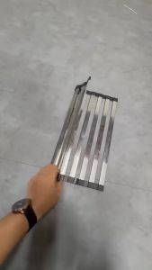 Keranixy Stainless Steel Foldable Sink Drain Rack Dish Drying Tray Vegetable Fruit Washing Stand Rak Tiris