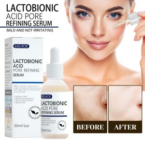 new Lactose Acid Shrink Pores Serum Moisturizing Remove Blackheads Repair Face Pores Skin Firming Brighten Nourish Face Essence high-quality