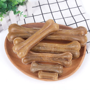 Spot Goods Pet Molar Bite Toy Durable Real Toothpaste for Dogs Cowhide Bone Dogs Chew Toy Bite Resistance Dog Pet Molar Bite Toy Toothbrush for Dog Dog Chew Toy Dog Toy for Puppy Molar Toy Dog Toy Molar Stick