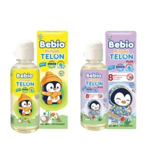 BEBIO Minyak Telon 60 ML | Minyak Telon PLUS with Ceramide & Celandula